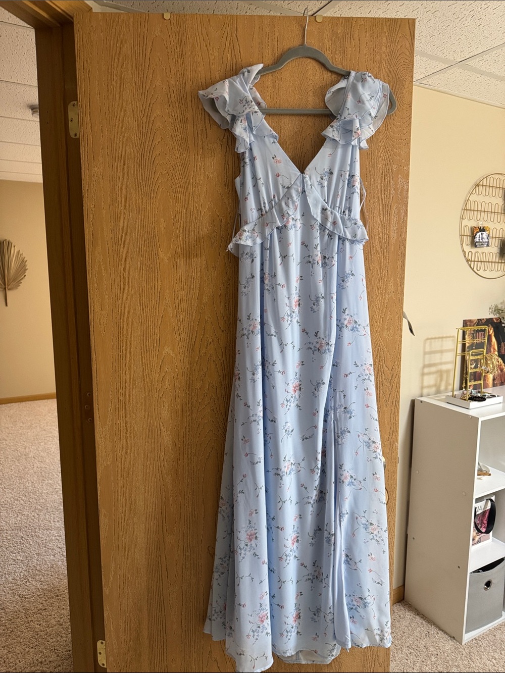 Kadence Bow Back Floral Maxi Dress